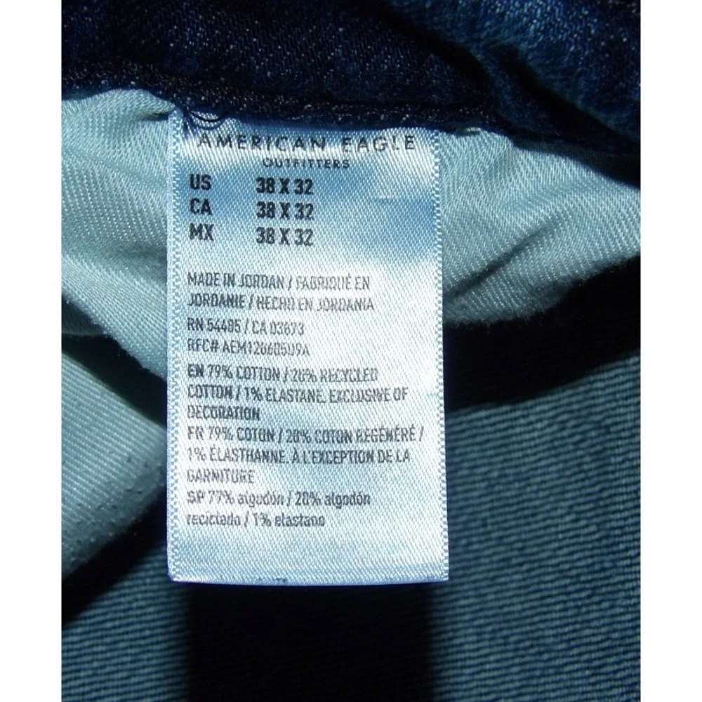 American Eagle Easy FLEX Stretch Original Boot Cut Denim‎ Jeans Men's 38 X 32